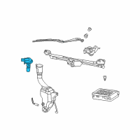 OEM 2009 Chrysler 300 Sensor-Washer Fluid Level Diagram - 5139115AA