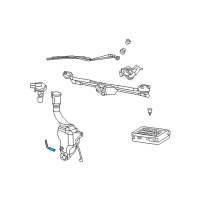 OEM Dodge Magnum Hose-Windshield Washer Diagram - 4805741AE