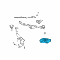 OEM 2009 Jeep Grand Cherokee Module-Rain Sensor Diagram - 56050078AO