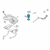 OEM 2012 Ford Fusion Fuel Pump Diagram - AE5Z-9H307-K