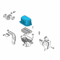 OEM 2015 Kia Soul Cover-Air Cleaner Diagram - 28111B2000