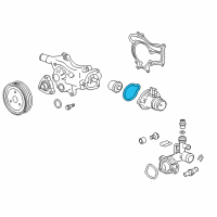 OEM Buick Encore Thermostat Cover Seal Diagram - 55565619