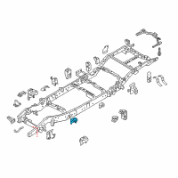 OEM 2016 Nissan Titan XD Bracket-Cab Mounting, 2ND Diagram - K5122-EZ1AA