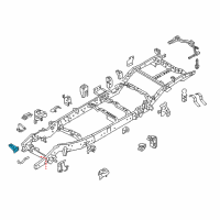 OEM 2019 Nissan Titan XD Bracket-Cab Mounting, 1ST Diagram - K5110-EZ1AA