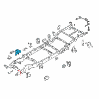 OEM 2018 Nissan Titan XD Bracket Assy-Upper Link Mounting Diagram - E0221-EZ1AA