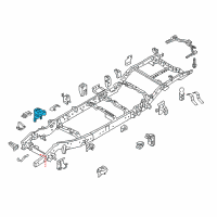 OEM Nissan Titan Bracket Assy-Upper Link Mounting Diagram - 50220-EZ11A