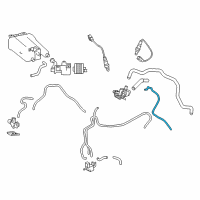 OEM 2018 Toyota Camry Vacuum Hose Diagram - 90445-08337