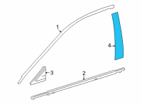 OEM 2021 Toyota Mirai Applique Diagram - 75755-62020