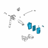 OEM 1993 Chevrolet Camaro Air Cleaner Asm Diagram - 25147156