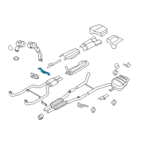 OEM 2011 BMW 750i Clamp Lower Diagram - 18-30-7-607-871
