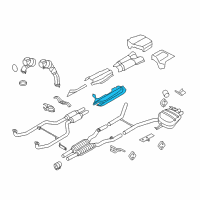 OEM BMW 750Li Right Front Heat Insulation Diagram - 51-48-7-185-202