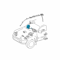OEM 2000 Toyota Camry Clock Spring Diagram - 84306-0C010