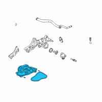 OEM 2002 Acura MDX Water Pump (Yamada) Diagram - 19200-P8A-A02