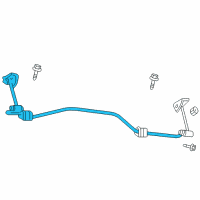 OEM 2007 Dodge Dakota Bar-Rear Suspension Diagram - 52013545AA