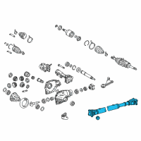 OEM 2021 Toyota Land Cruiser Drive Shaft Assembly Diagram - 37140-60630