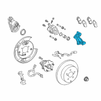 OEM 2016 Lexus RX350 Mounting, Rear Disc Brake Diagram - 47821-0E090