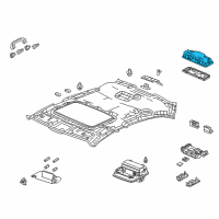 OEM 2019 Acura MDX Base Complete (Sandstorm) Diagram - 34403-TZ3-A01ZA