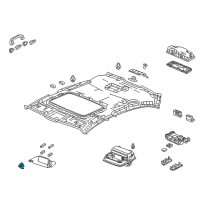 OEM Acura Holder Assembly, Sunvisor (Sandstorm) Diagram - 88217-TK8-A01ZJ