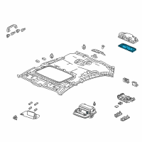 OEM 2017 Acura MDX Lens (Platinum Gray) Diagram - 34404-TZ5-A01ZC