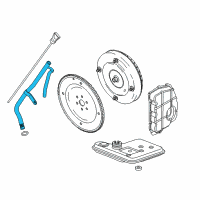 OEM Automatic Transmission Dipstick Tube Diagram - AE5Z7A228B