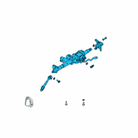 OEM Hyundai Tiburon Column & Shaft Assembly-Steering Diagram - 56300-2C000