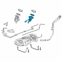 OEM Dodge Charger Module-Fuel Pump/Level Unit Diagram - 68494735AA