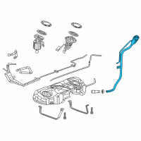 OEM Chrysler 300 Tube-Fuel Filler Diagram - 52029693AH