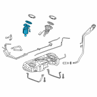 OEM Chrysler Fuel Pump/Level Unit Module Kit Diagram - 68103913AD