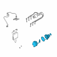 OEM 2001 Chrysler Sebring DISTRIBTR-Ignition Diagram - MD374416