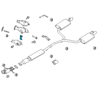 OEM 2017 Ford Explorer Mount Bracket Diagram - FB5Z-5K291-A