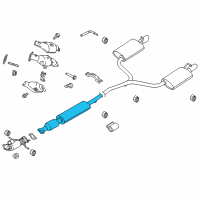 OEM 2018 Ford Explorer Converter Diagram - FB5Z-5E212-D