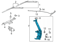 OEM 2021 Dodge Durango Windshield Washer Diagram - 68529391AA