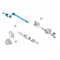 OEM 2016 Ford F-250 Super Duty Axle Assembly Diagram - EC3Z-3219-D