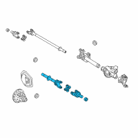 OEM Ford F-250 Super Duty Axle Assembly Diagram - EC3Z-3220-D