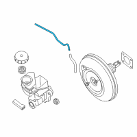 OEM 2021 Nissan Maxima Tube-Booster To Tank Diagram - 47401-JA000