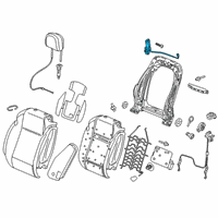 OEM 2017 Buick Cascada Recliner Switch Diagram - 13427825