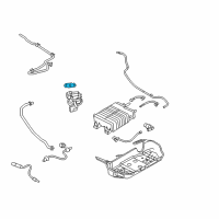 OEM 2012 Ford Mustang EGR Valve Gasket Diagram - 4G7Z-9D476-AA