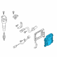 OEM 2016 Hyundai Sonata Engine Control Module Unit Diagram - 39161-2EEG1