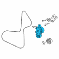 OEM 2014 Jeep Grand Cherokee TENSIONER-Belt Diagram - 68325057AA