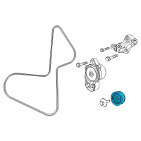 OEM 2019 Jeep Compass Pulley-Idler Diagram - 4627312AA