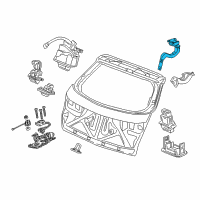 OEM 2013 Acura TSX Hinge Complete R, Tail Gate Diagram - 68210-TL4-G01ZZ