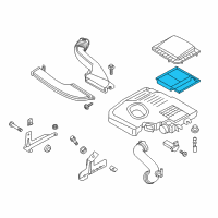 OEM Lincoln MKZ Filter Element Diagram - DG9Z-9601-A