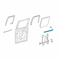 OEM 2008 Lincoln Mark LT Belt Weatherstrip Diagram - 4L3Z-1625860-AC