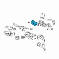 OEM Honda Civic Switch, Steering Diagram - 35130-SAA-J51