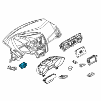 OEM 2016 Ford Focus Headlamp Switch Diagram - GJ5Z-11654-A