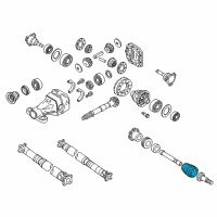 OEM 2017 Infiniti QX80 Repair Kit Dust Boot Outer Diagram - C9BDA-1LB0A