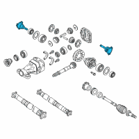 OEM 2021 Infiniti QX80 FLANGE Side Diagram - 38220-EB32B