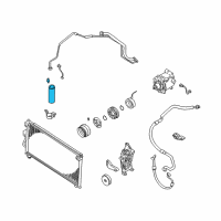 OEM Chrysler Sebring DRIER-Air Conditioning Filter Diagram - MR270457