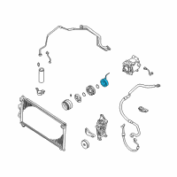 OEM Chrysler Sebring Coil-Air Conditioning Clutch Diagram - MR500241