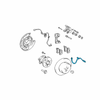 OEM 2008 Lexus RX400h Hose, Flexible Diagram - 90947-02F62